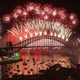 Fireworks explode over the Sydney Harbor Bridge during the midnight display on New Year’s Eve on January 1, 2019 in Sydney, Australia, as the city is one of the first to ring in the new year.
